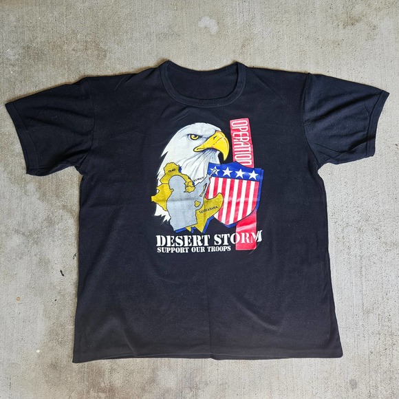 Hard Rock Cafe Operation Desert Storm Iraq Shirt Sz L - Picture 1 of 4